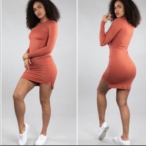 NWT Buffbunny Fall In Love Energy Athletic Dress in Cinnamon Sz S